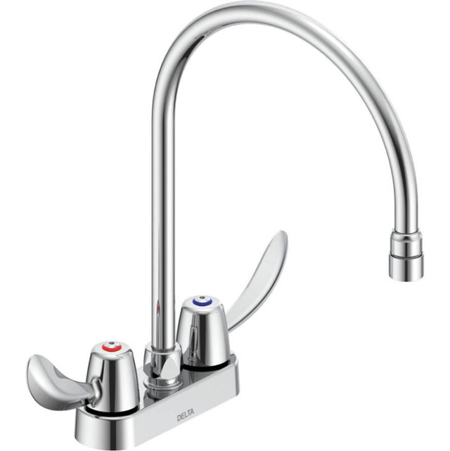 Delta Commercial - Commercial 27C4 / 27C5 / 27C6: 4'' Cast Deck Mount - Chrome