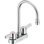 Delta Commercial - Commercial 27C4 / 27C5 / 27C6: Two Handle 4'' Deck Mount Faucet - Chrome