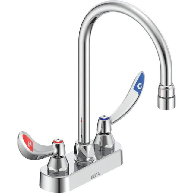 Delta Commercial - Commercial 27C4 / 27C5 / 27C6: 4'' CAST DECKMOUNT - Chrome
