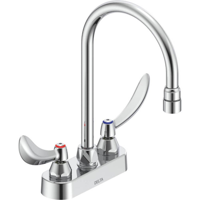 Delta Commercial - Commercial 27C4 / 27C5 / 27C6: 4'' Cast Deck Mount - Chrome