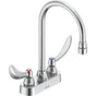 Delta Commercial - Commercial 27C4 / 27C5 / 27C6: Two Handle 4'' Deck Mount Faucet - Chrome