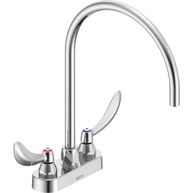 Delta Commercial - Commercial 27C4 / 27C5 / 27C6: 4'' Cast Deck Mount - Chrome