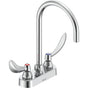 Delta Commercial - Commercial 27C4 / 27C5 / 27C6: Two Handle 4'' Deck Mount Faucet - Chrome