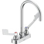 Delta Commercial - Commercial 27C4 / 27C5 / 27C6: Two Handle 4'' Deck Mount Faucet - Chrome