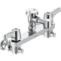 Delta Commercial - Commercial 28C2: Two Handle 8'' Wall Mount Service Sink Faucet - Chrome