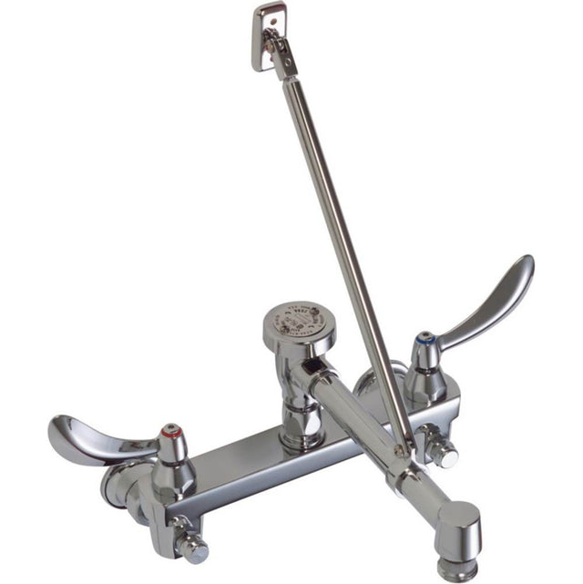 Delta Commercial - Commercial 28C2: Two Handle 8'' Wall Mount Service Sink Faucet - Chrome