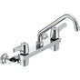 Delta Commercial - Commercial 28C3 / 28C4 / 28C6: Two Handle 8'' Wall Mount Service Sink Faucet - Chrome