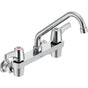 Delta Commercial - Commercial 28C3 / 28C4 / 28C6: Two Handle 8'' Wall Mount Service Sink Faucet - Chrome