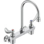 Delta Commercial - Commercial 28C3 / 28C4 / 28C6: Two Handle 8'' Wall Mount Service Sink Faucet - Chrome