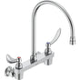 Delta Commercial - Commercial 28C3 / 28C4 / 28C6: Two Handle 8'' Wall Mount Service Sink Faucet - Chrome