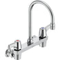 Delta Commercial - Commercial 28C3 / 28C4 / 28C6: Two Handle 8'' Wall Mount Service Sink Faucet - Chrome
