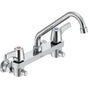 Delta Commercial - Commercial 28C3 / 28C4 / 28C6: Two Handle 8'' Wall Mount Service Sink Faucet - Chrome