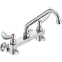 Delta Commercial - Commercial 28C3 / 28C4 / 28C6: Two Handle 8'' Wall Mount Service Sink Faucet - Chrome