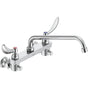 Delta Commercial - Commercial 28C3 / 28C4 / 28C6: Two Handle 8'' Wall Mount Service Sink Faucet - Chrome