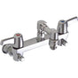 Delta Commercial - Commercial 28C8: Two Handle 8'' Wall Mount Service Sink Faucet - Chrome