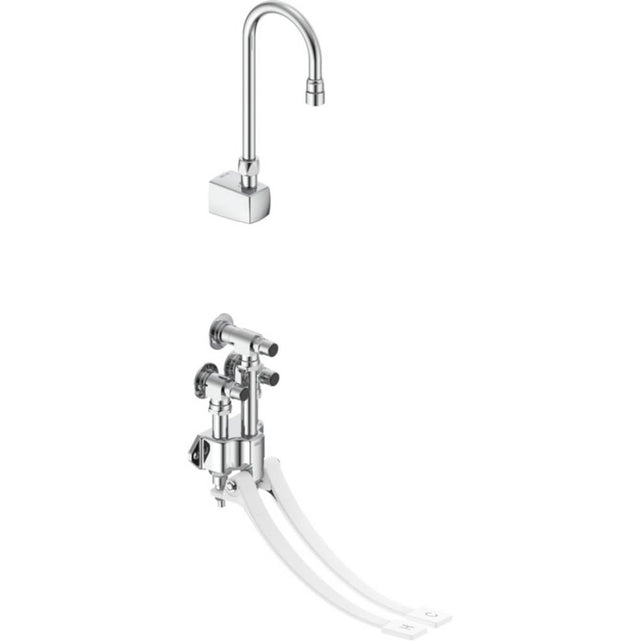 Delta Commercial - Commercial 54T5: Wall Mount Double-Pedal Surgeon''s Scrub-up - Chrome