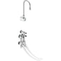 Delta Commercial - Commercial 54T5: Wall Mount Double-Pedal Surgeon''s Scrub-up - Chrome
