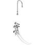 Delta Commercial - Commercial 54T5: Wall Mount Double-Pedal Surgeon's Scrub-up - Chrome