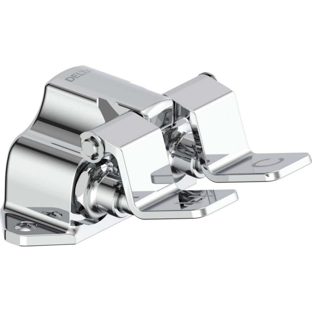 Delta Commercial - Commercial 54T5: Wall Mount Double-Pedal Surgeon''s Scrub-up - Chrome