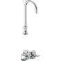 Delta Commercial - Commercial 54T5: Wall Mount Double-Pedal Surgeon''s Scrub-up with Gooseneck Spout - Chrome