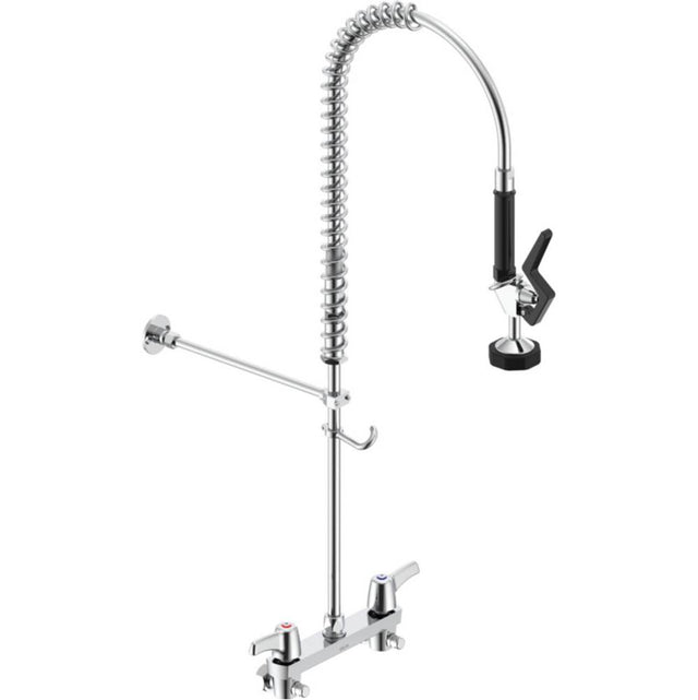 Delta Commercial - Commercial 55C: Pre-Rinse 8'' Wall Mount Faucet - Chrome