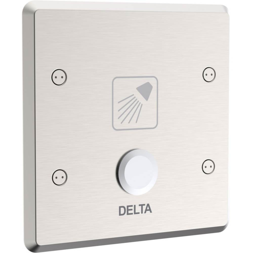 Delta Commercial - Commercial 860T: Electronic Shower Trim with Push Button Activator- Hardwire - Not Applicable