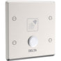 Delta Commercial - Commercial 860T: Electronic Shower Trim with Push Button Activator- Battery - Chrome