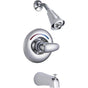Delta Commercial - Commercial T13H: Monitor 13 Series Tub and Shower Trim - Chrome