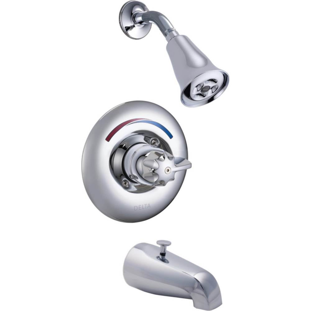 Delta Commercial - Commercial T13H: Monitor 13 Series Tub and Shower Trim - Chrome