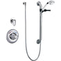 Delta Commercial - Commercial T13H: Universal Dual Shower Trim, Diverter, Hand Shower, and Grab Bar - Chrome