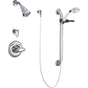 Delta Commercial - Commercial T13H: Universal Dual Shower Trim, Diverter, Hand Shower, and Grab Bar - Chrome