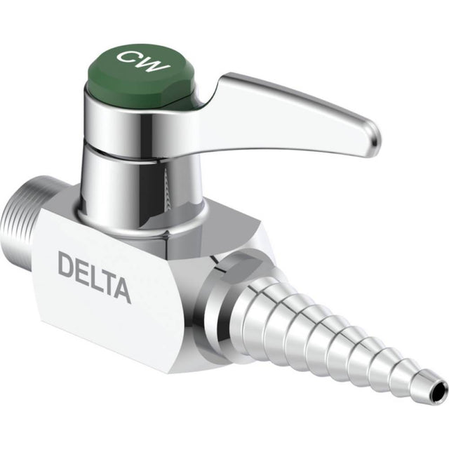 Delta Commercial - Commercial W62 Series Ball Valve: Wall Mount Ball Valve Hose Cock - Chrome