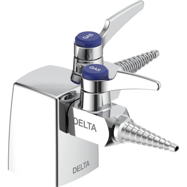 Delta Commercial - Commercial W62 Series Ball Valve: Deck Mount Turret Ball Valve Hose Cocks at 90 Degrees - Chrome