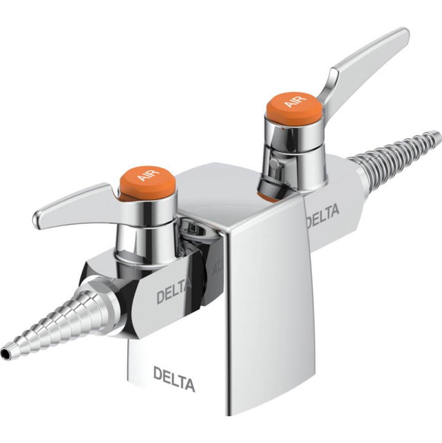 Delta Commercial - Commercial W62 Series Ball Valve: Deck Mount Turret Ball Valve Hose Cocks at 180 Degrees - Chrome