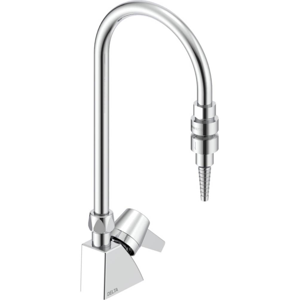 Delta Commercial - Commercial W66 Series Single Handle Water: Deck Mount Faucet - Chrome