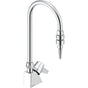 Delta Commercial - Commercial W66 Series Single Handle Water: Deck Mount Faucet - Chrome