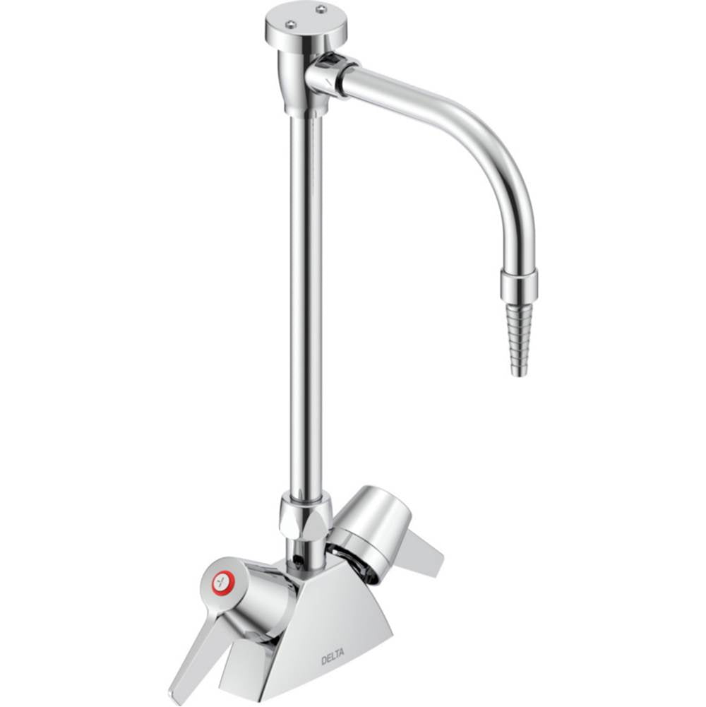 Delta Commercial - Commercial W67 Series Mixing Faucet: Two Handle 2 3/4'' Deck Mount Laboratory Mixing Faucet - Chrome