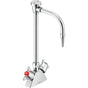 Delta Commercial - Commercial W67 Series Mixing Faucet: Two Handle 2 3/4'' Deck Mount Laboratory Mixing Faucet - Chrome