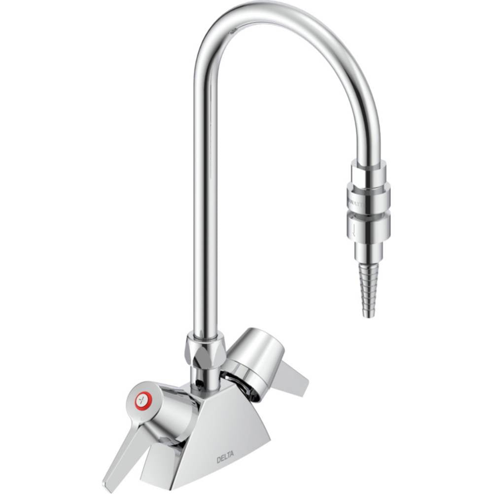 Delta Commercial - Commercial W67 Series Mixing Faucet: Two Handle 2 3/4'' Deck Mount Laboratory Mixing Faucet - Chrome