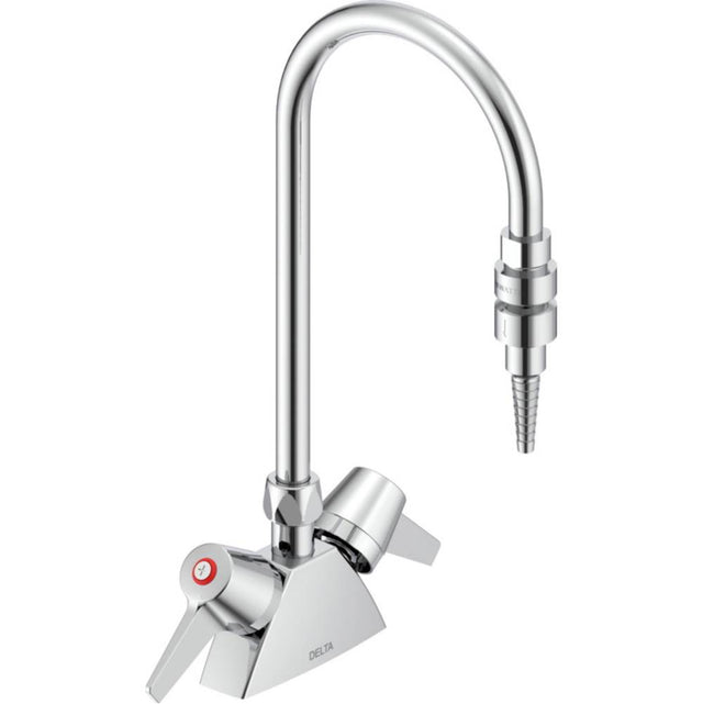Delta Commercial - Commercial W67 Series Mixing Faucet: Two Handle 2 3/4'' Deck Mount Laboratory Mixing Faucet - Chrome
