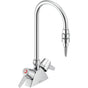Delta Commercial - Commercial W67 Series Mixing Faucet: Two Handle 2 3/4'' Deck Mount Laboratory Mixing Faucet - Chrome
