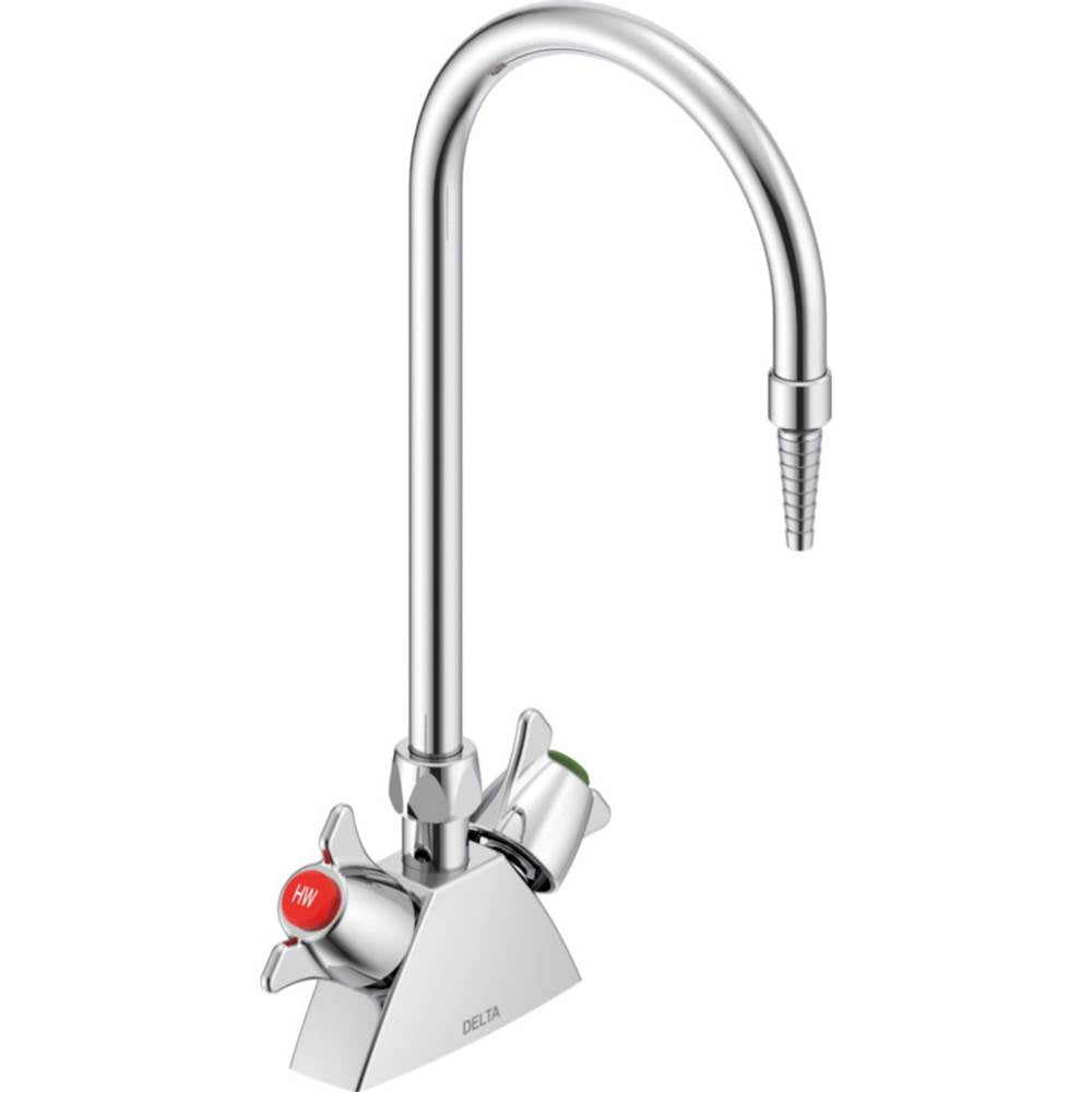 Delta Commercial - Commercial W67 Series Mixing Faucet: Two Handle 2 3/4'' Deck Mount Laboratory Mixing Faucet - Chrome