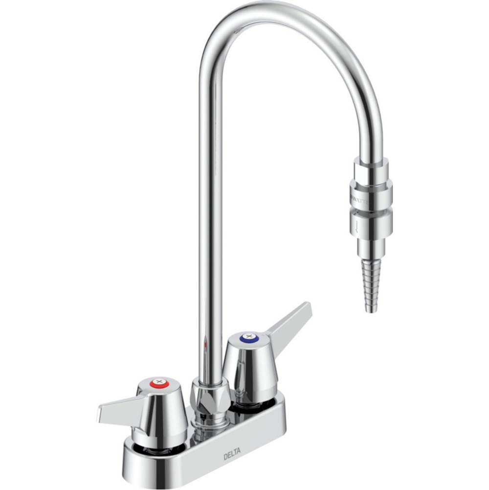 Delta Commercial - Commercial W67 Series Mixing Faucet: Deck Mount Faucet - Chrome
