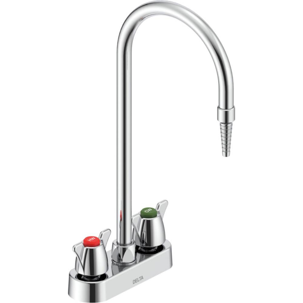 Delta Commercial - Commercial W67 Series Mixing Faucet: Two Handle 4'' Deck Mount Laboratory Mixing Faucet - Chrome