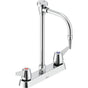 Delta Commercial - Commercial W67 Series Mixing Faucet: Two Handle 8'' Deck Mount Laboratory Mixing Faucet - Chrome