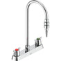 Delta Commercial - Commercial W67 Series Mixing Faucet: Two Handle 8'' Deck Mount Laboratory Mixing Faucet - Chrome