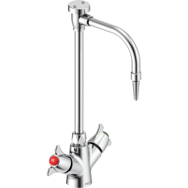 Delta Commercial - Commercial W67 Series Mixing Faucet: Two Handle Deck Mount Single Shank Laboratory Mixing Faucet - Chrome