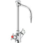 Delta Commercial - Commercial W67 Series Mixing Faucet: Two Handle Deck Mount Single Shank Laboratory Mixing Faucet - Chrome