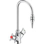 Delta Commercial - Commercial W67 Series Mixing Faucet: Two Handle Deck Mount Single Shank Laboratory Mixing Faucet - Chrome