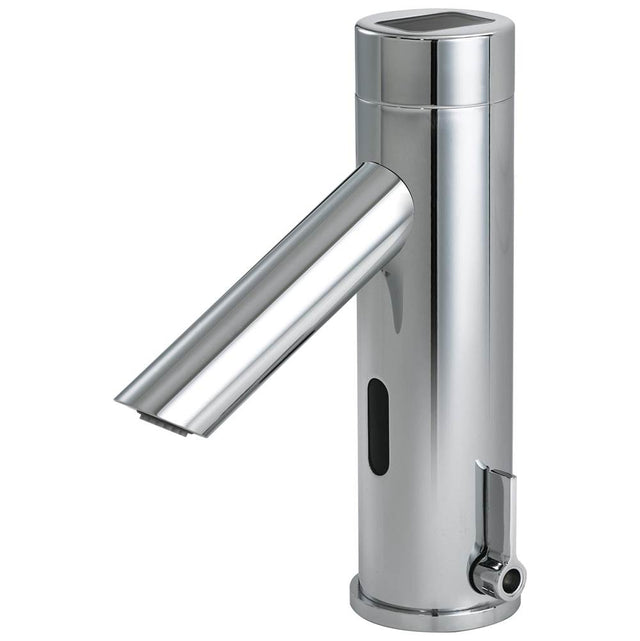 Delta Commercial - Commercial DEMD: Electronic Solar Bathroom Faucet with Side Mixer - Chrome